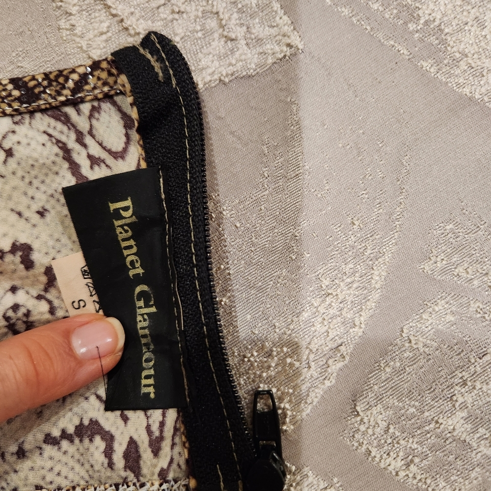 Python, Halter Crop Top, Size Small - Picture 3 of 6